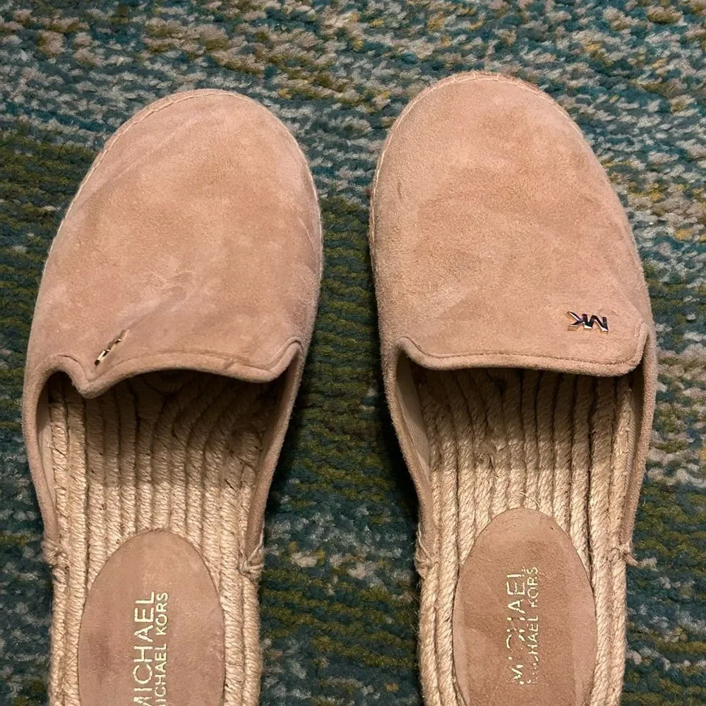 Michael Kors Hasting Tan Espadrilles Size 6.5